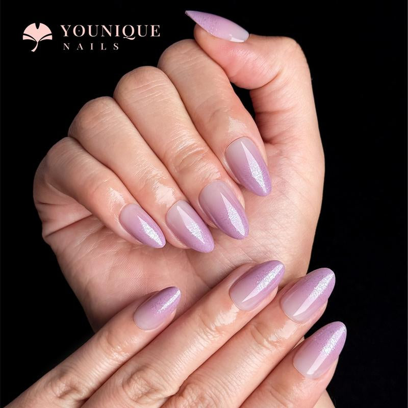 Buy 10, Get 10 Free! [Machine-Made] 24Pcs/Set Reusablefalse Nails with Rhinestone & Floral Decor for Women & Girls DIY Nailsart, French Style Press on Nails, Stickon Nails Glue on Nails, Manicure Fullcover Sticker Nails Gift