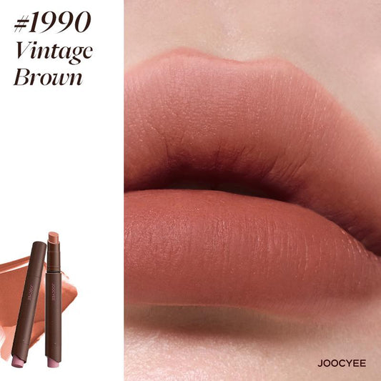 JOOCYEE Velvet Rouge Lightweight Non-Smudging Pigmented Transfer-Proof Cosmetic